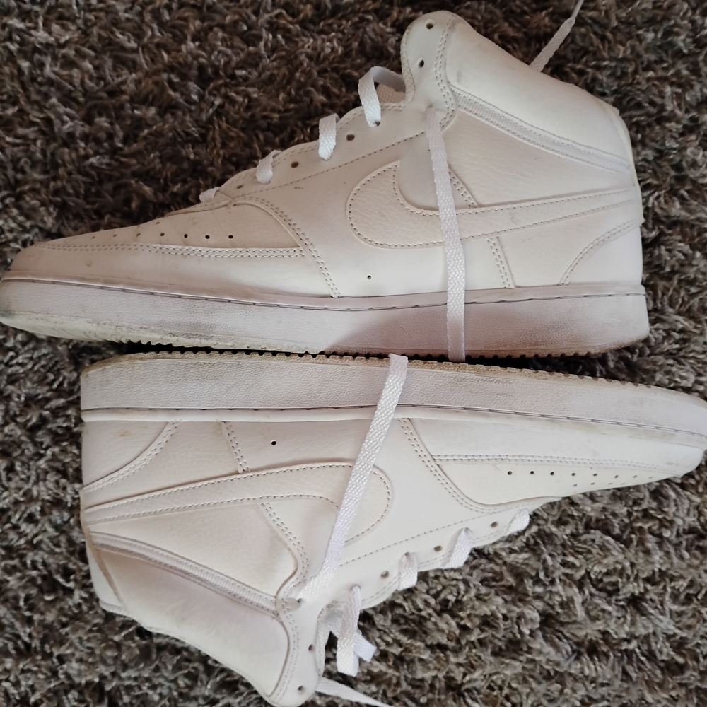 White High-Top Sneakers